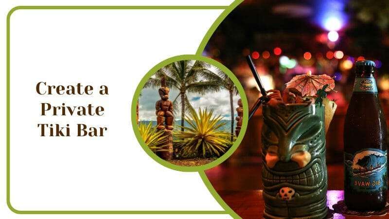 Create a Private Tiki Bar In Home Tropical Garden Atmospheric Feel