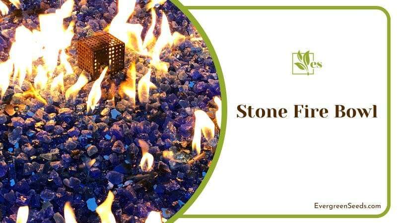 Blue Stone Fire Bowl