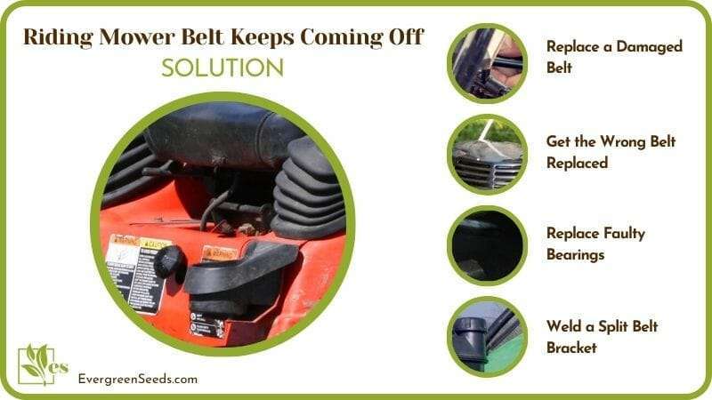 Solutions Riding Mower Belt Keeps Coming Off