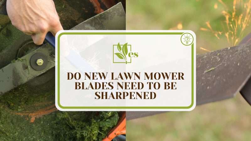 Sharpening New Lawn Mower Blades