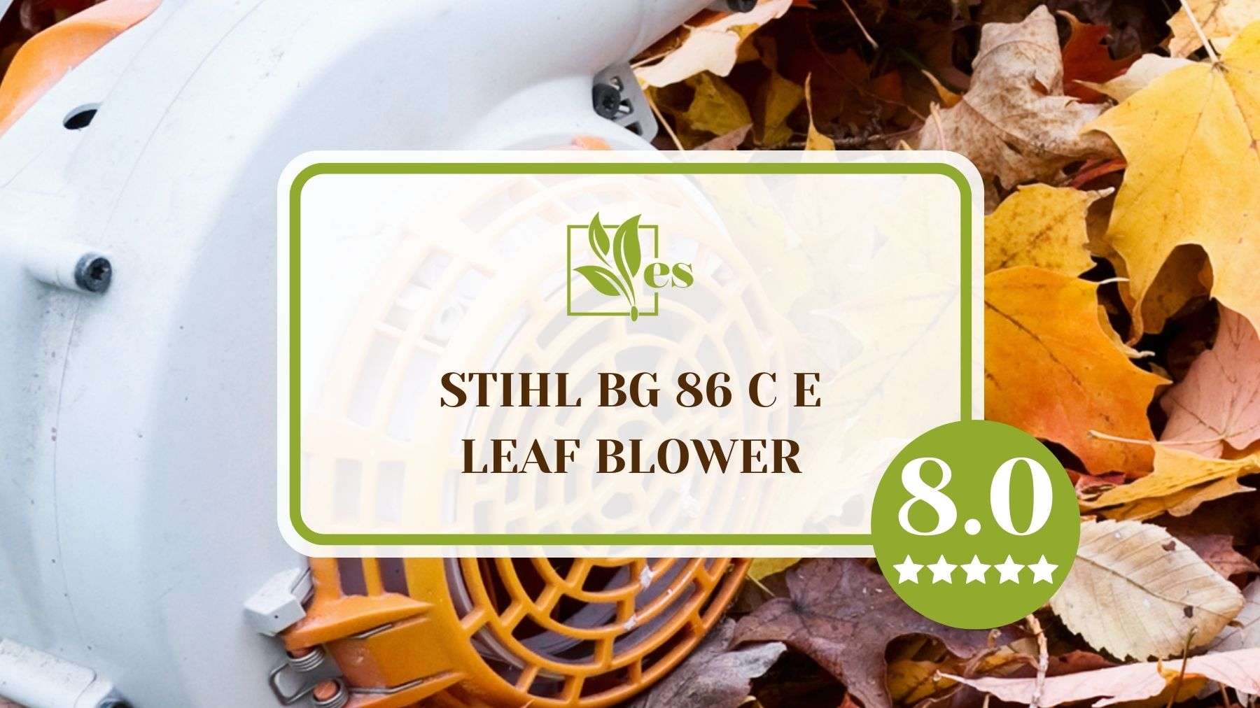 Stihl Bg 86 C E Leaf Blower