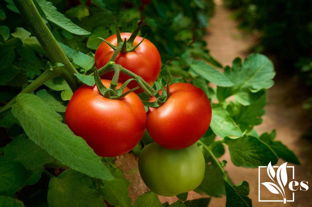 fresh three tomatoes