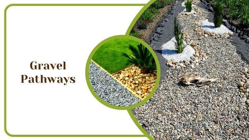 Gravel Pathways for Front Yard in Florida Home with Rocky Pavement