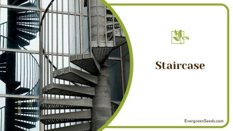 House Staircase Made of Steel